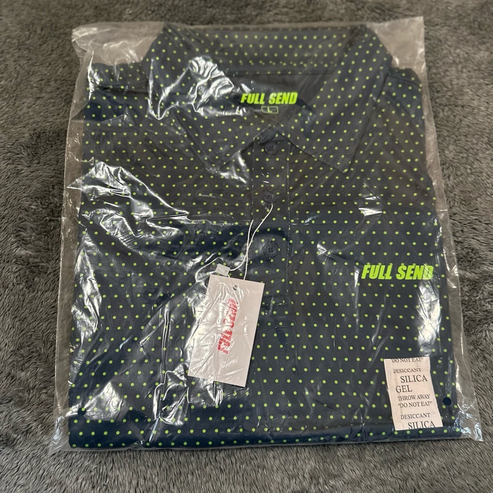 Full send golf polo